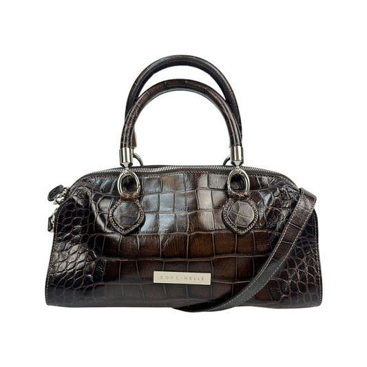 Vintage Coccinelle Handtasche braun