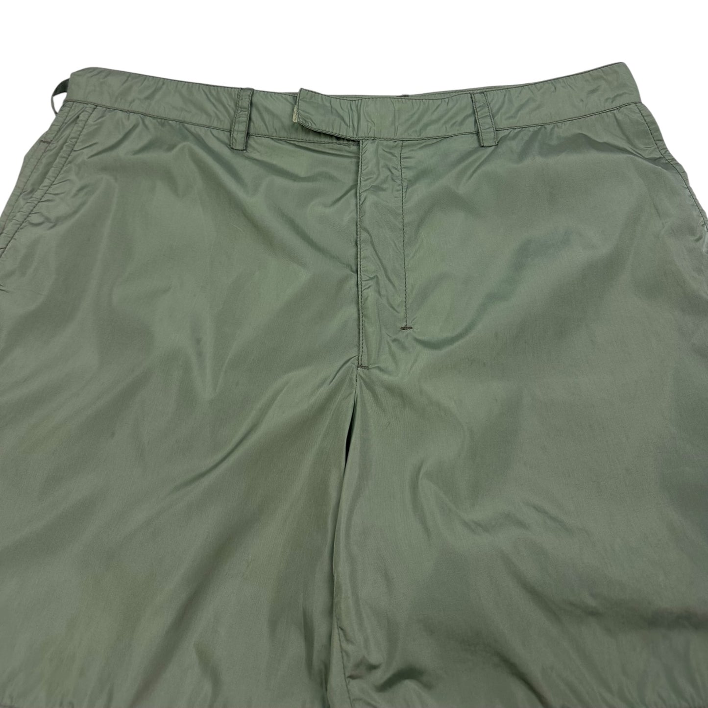 Vintage Prada Hose kurz hellgrün 48
