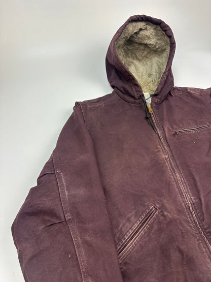 Vintage Carhartt Jacke dunkelrot Gr. M Frauen: XL