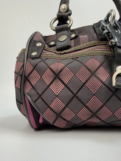 Vintage GG&L Mirror Me Tasche rot / grau