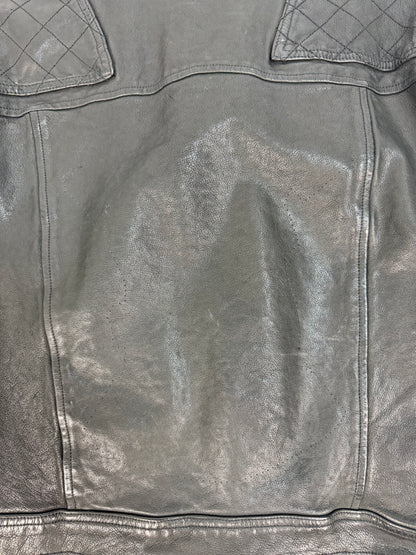 Vintage Neil Barrett Lederjacke schwarz Gr. XL