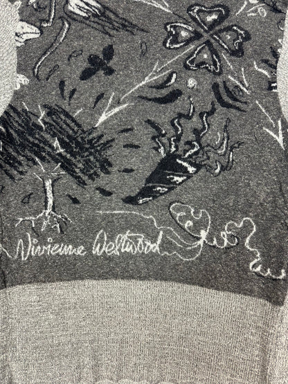 Vintage Vivienne Westwood Pullover grau Gr. M