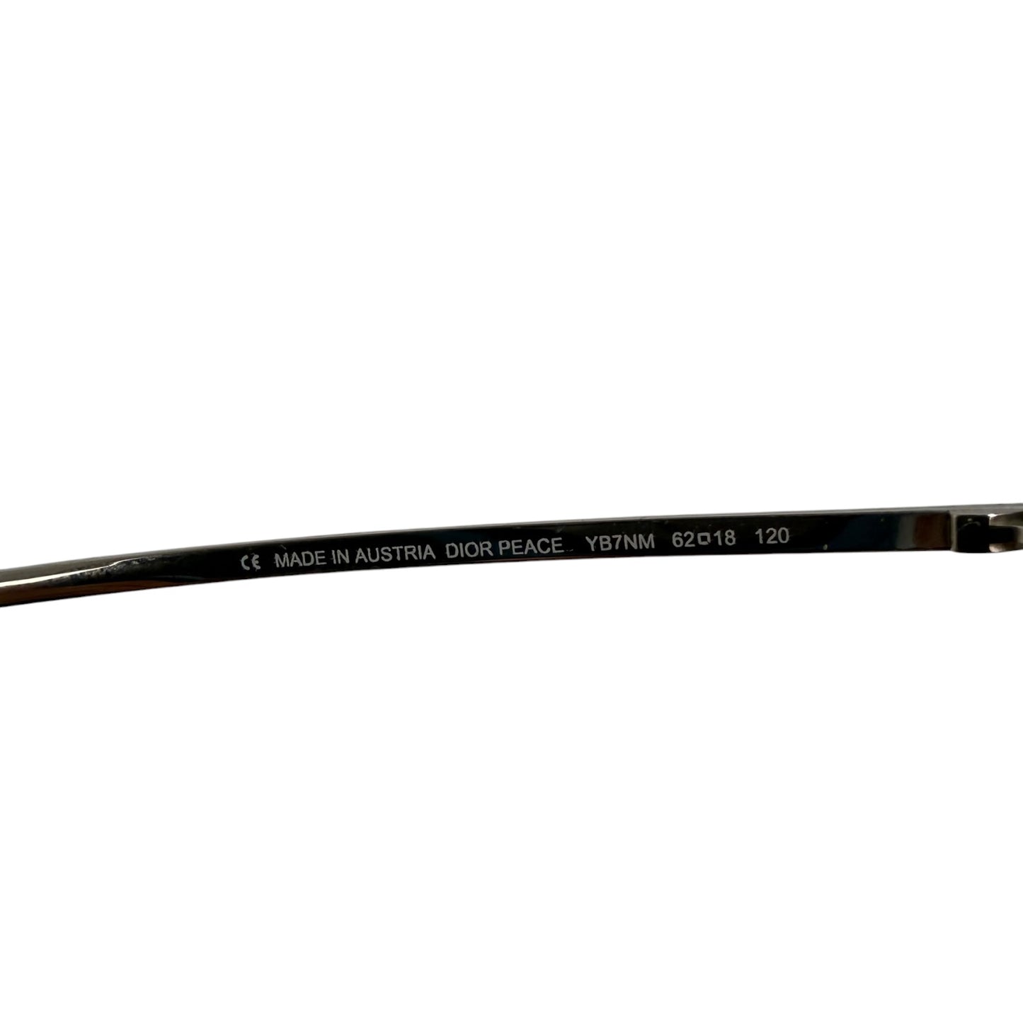 Vintage Christian Dior Brille Silber