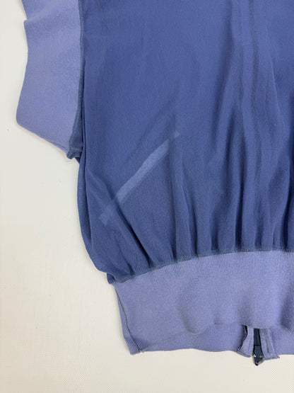 Vintage Jean Paul Gaultier Soleil Top/Jacke blau Gr. M