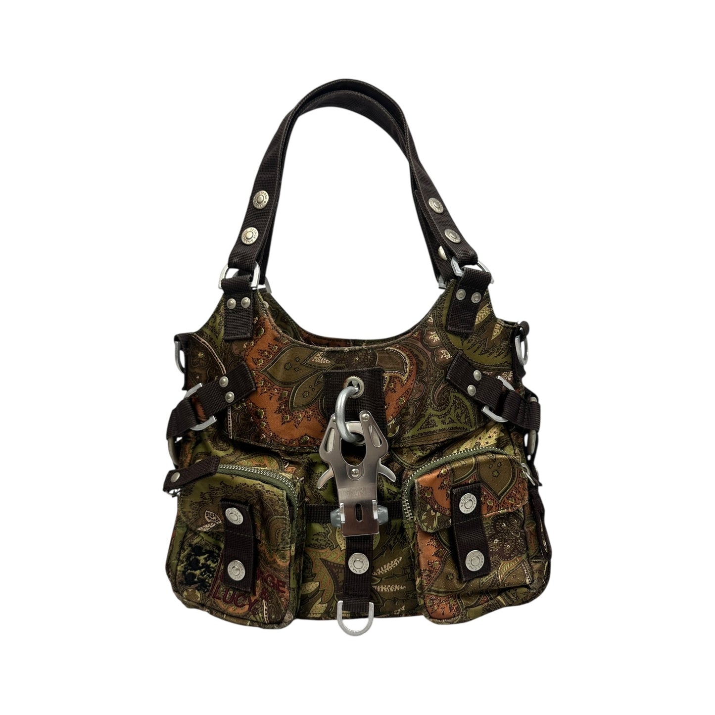 Vintage GG&L Handtasche grün