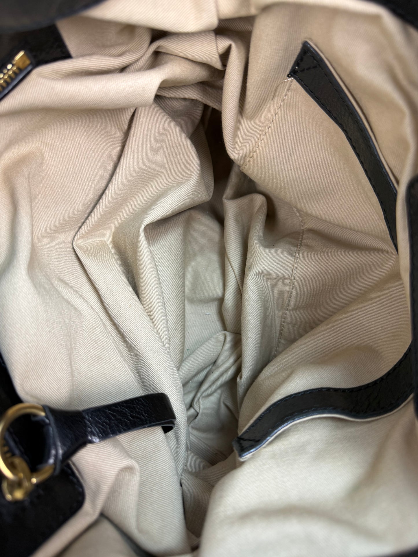 Vintage Chloé Handtasche schwarz / Gold