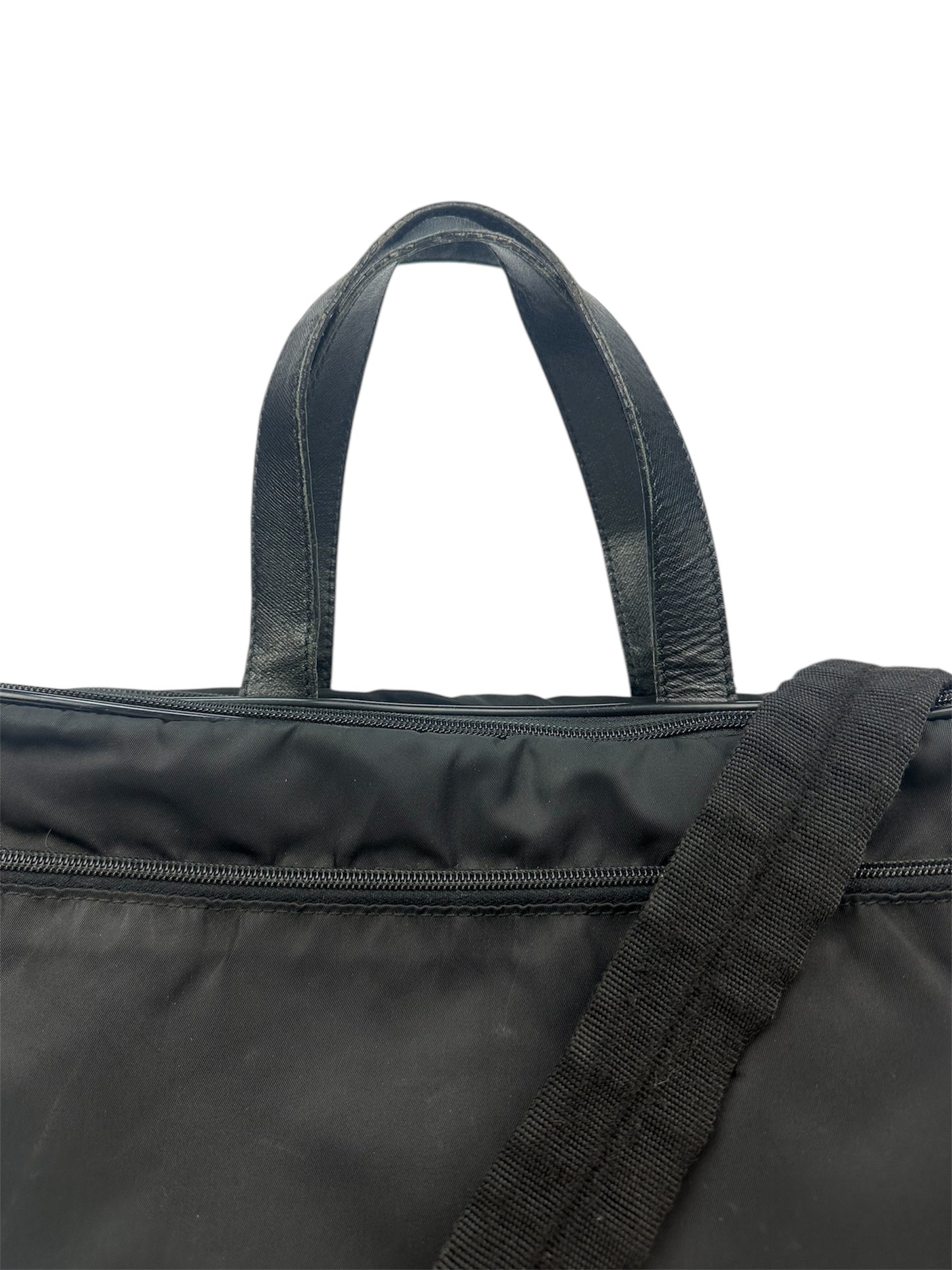 Prada Laptop- Umhängetasche schwarz