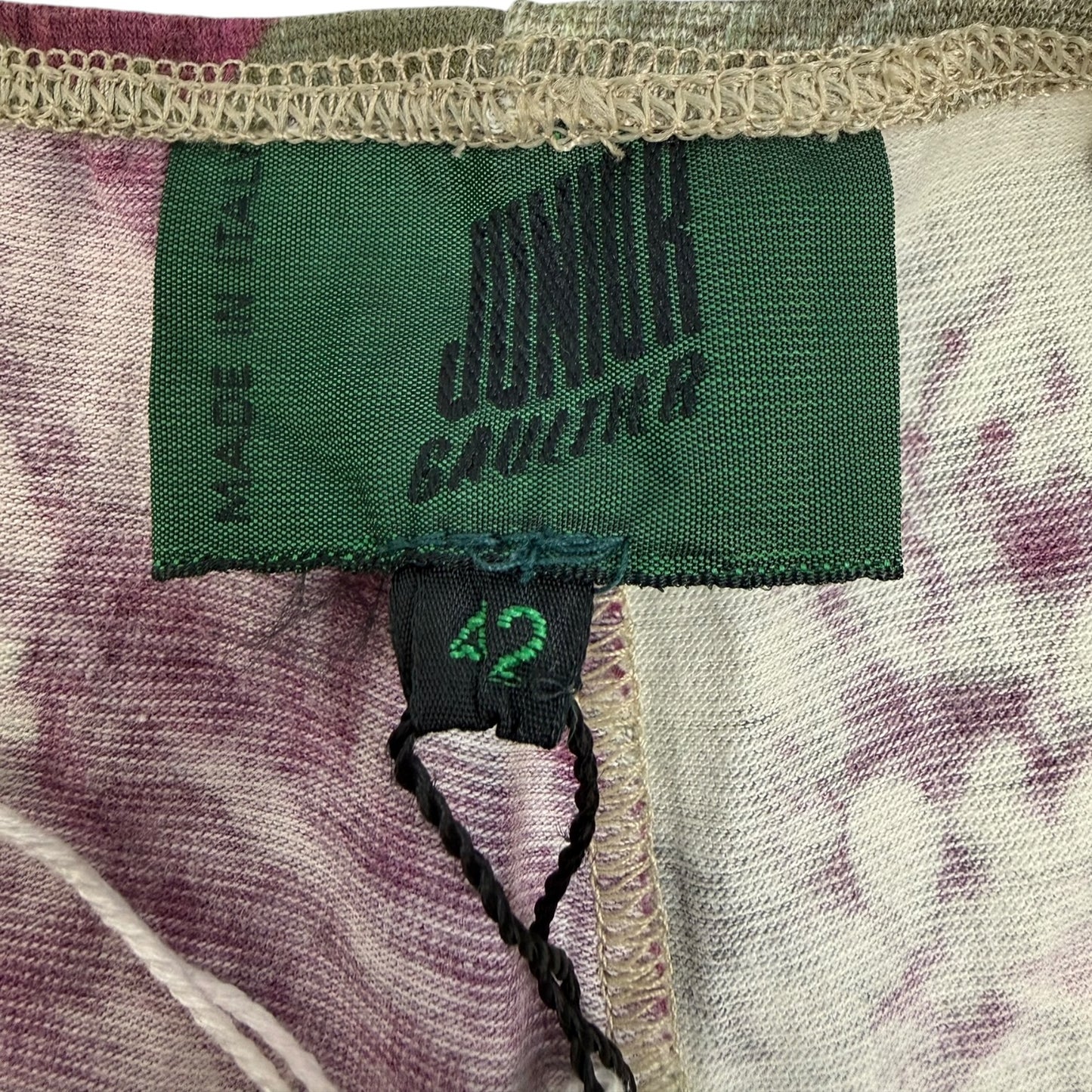 Vintage Gaultier Junior Hose grün Dead Stock Gr. 42