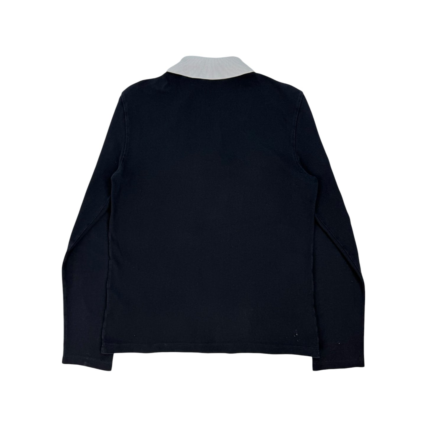 Fendi Polohemd Langarm dunkelblau / weiß Gr. M