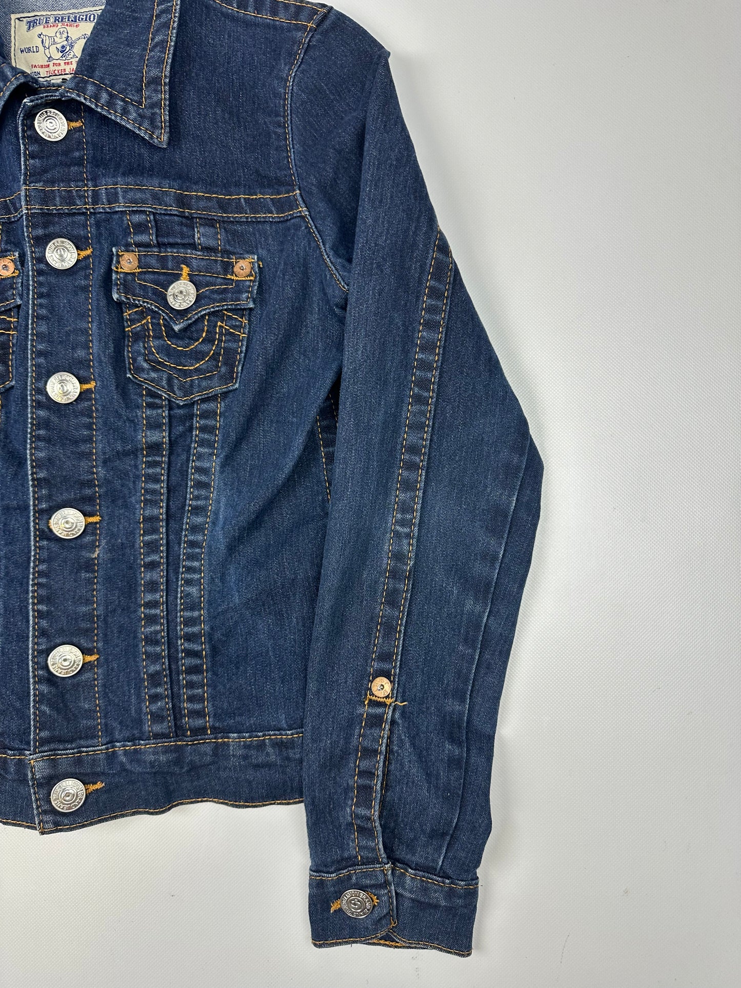 Vintage True Religion denim jacket blue S