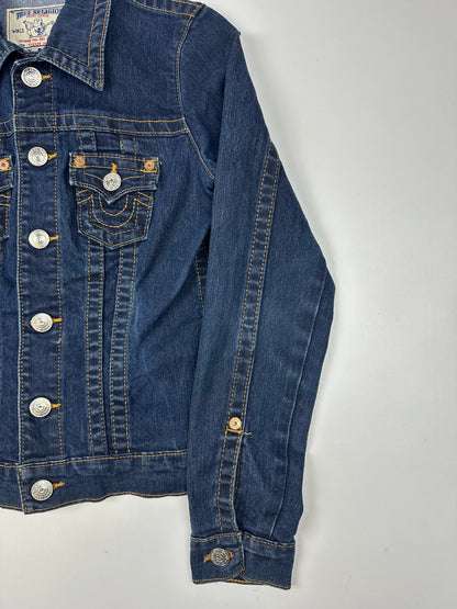 Vintage True Religion denim jacket blue S
