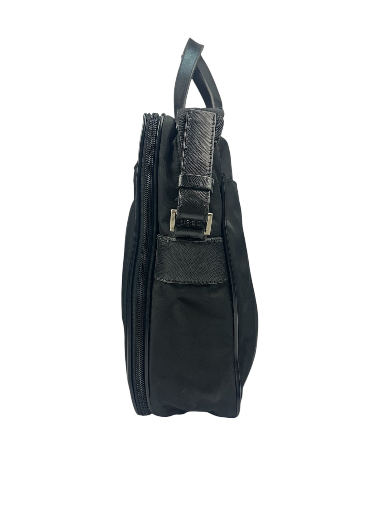 Prada Laptop- Umhängetasche schwarz