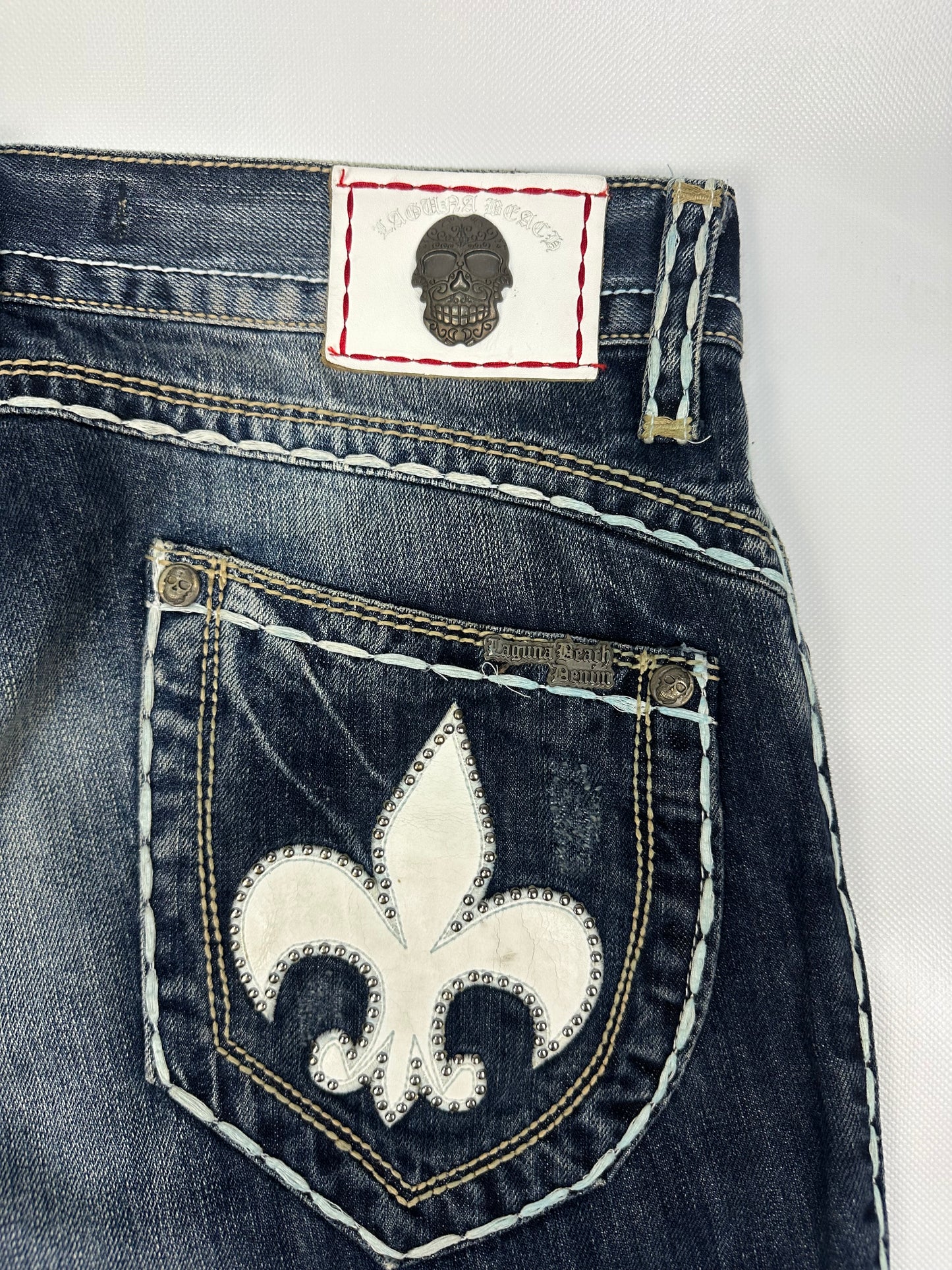 Vintage Laguna Beach Jeanshose blau 34