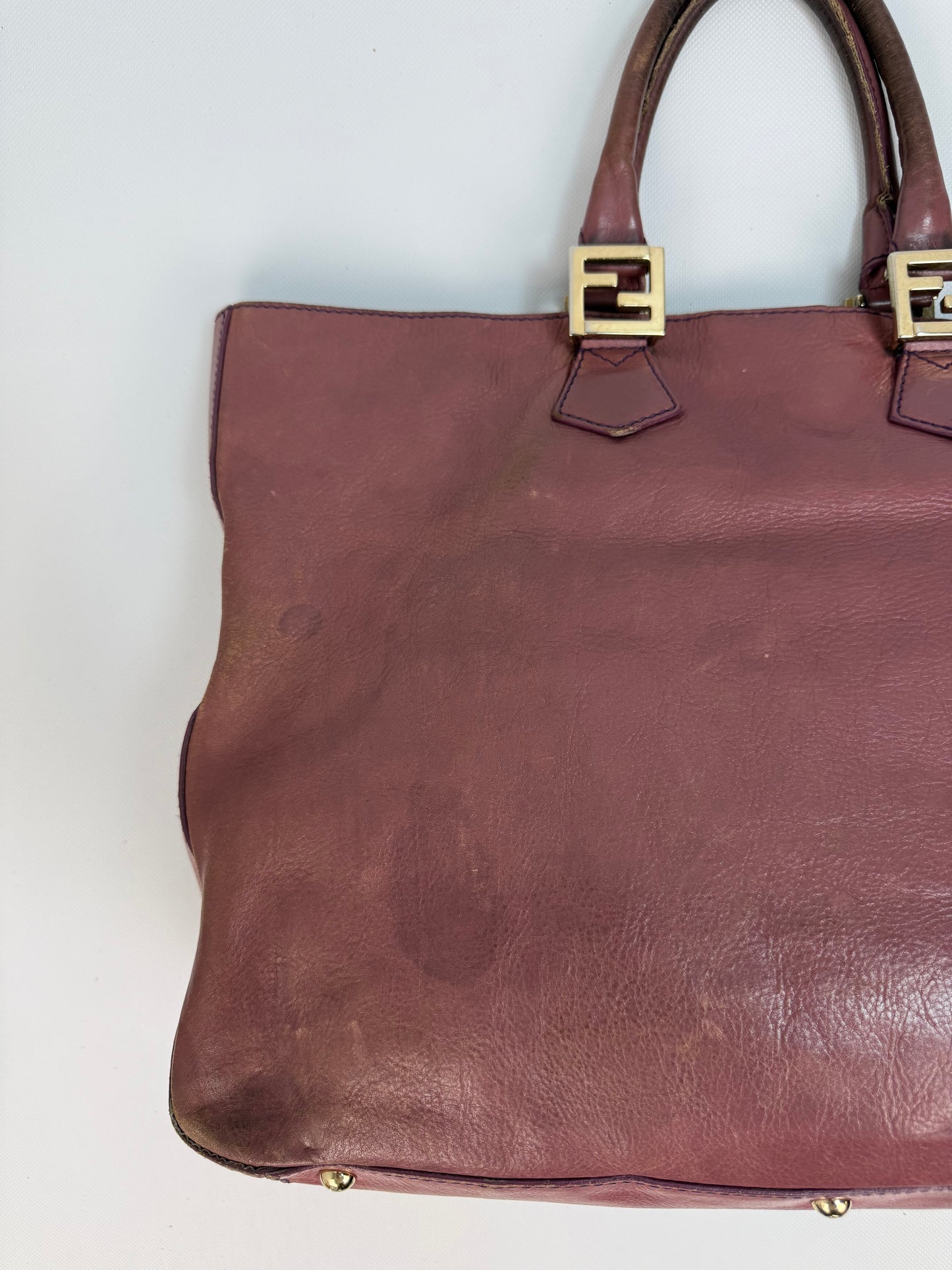 Vintage Fendi Shopper Lila