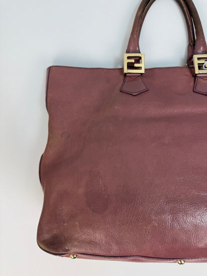 Vintage Fendi Shopper Lila