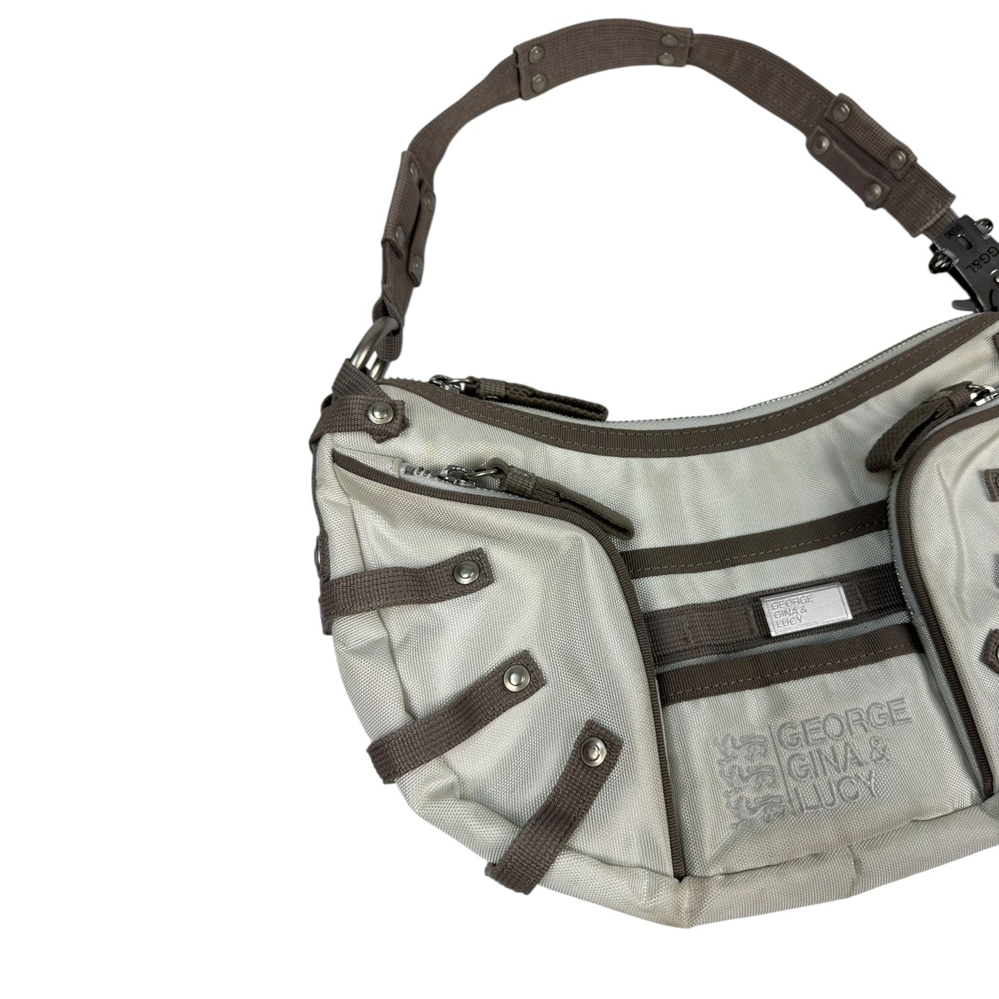 Vintage GG&L Imyours Handtasche weiß