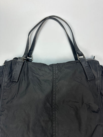 Vintage Burberry Shopper schwarz