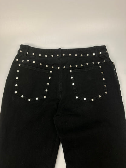 Vintage Celine Jeanshose schwarz Gr. 40