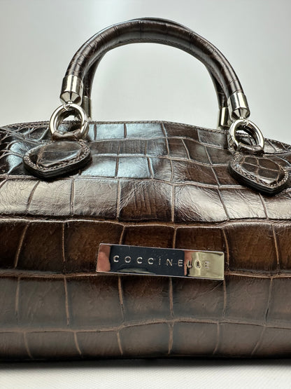Vintage Coccinelle Handtasche braun
