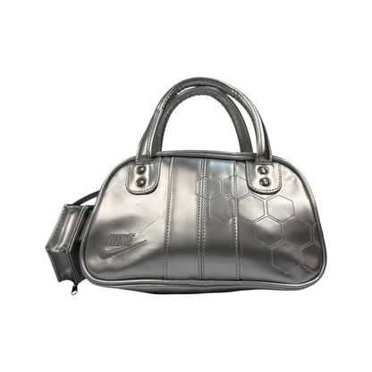 Vintage Nike Handtasche Silber 90s