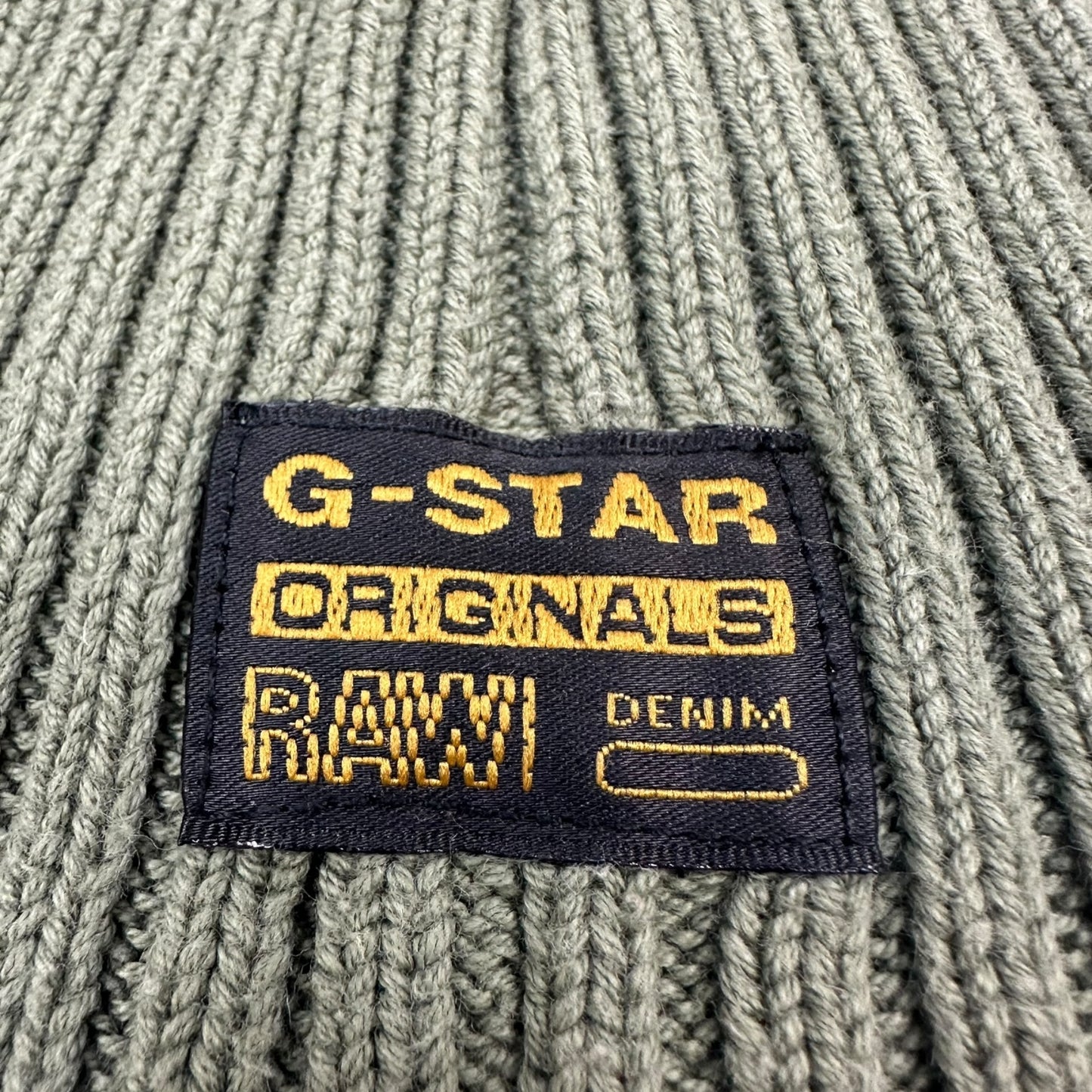 Vintage G-Star Beanie dunkelgrün