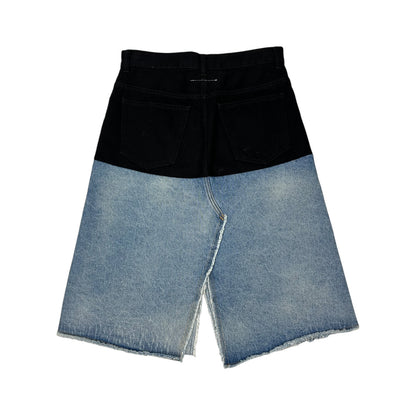 Masion Margiela Denim Rock schwarz / blau 42