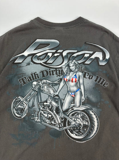 Vintage Poison T-Shirt grau XL