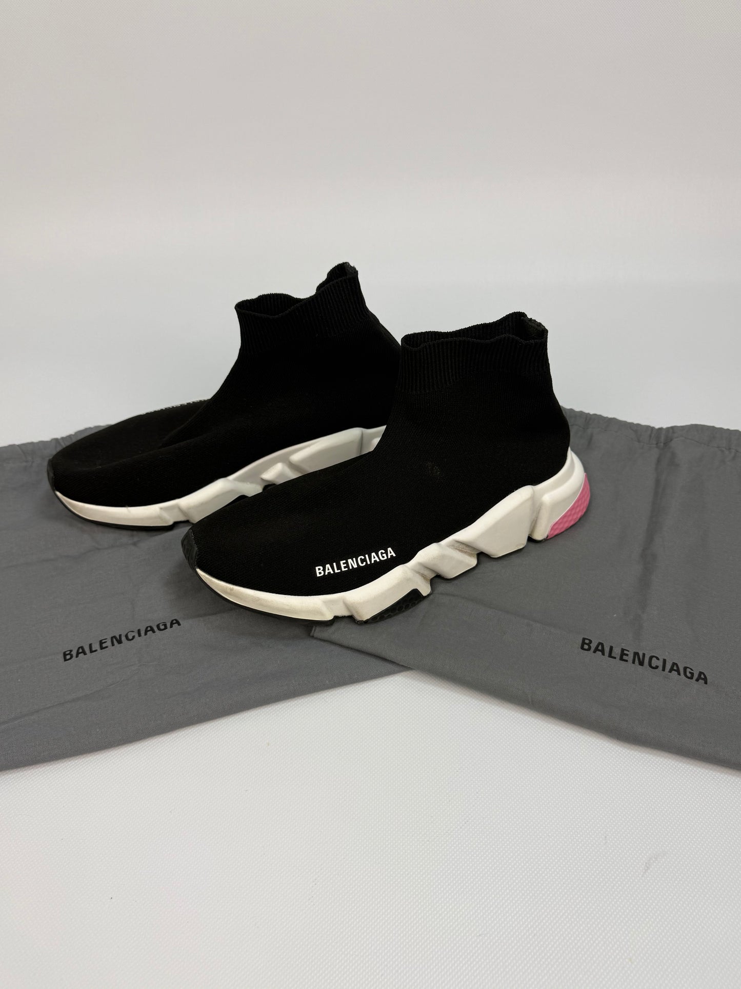 Balenciaga Speed Sneaker schwarz / rosa Gr. 39