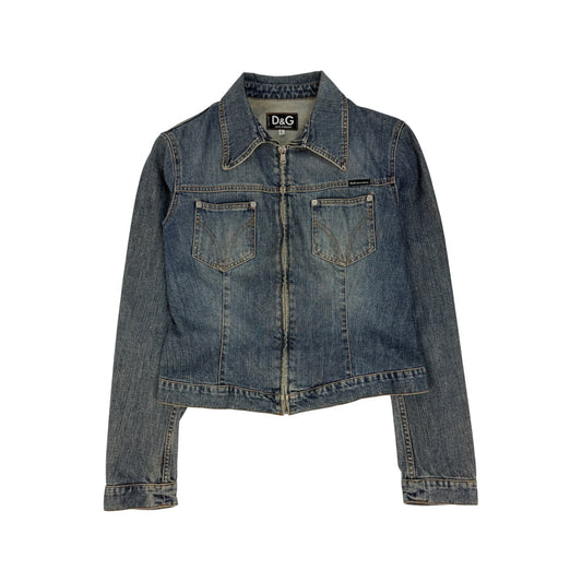 Vintage Dolce & Gabbana Jeansjacke blau Gr. L