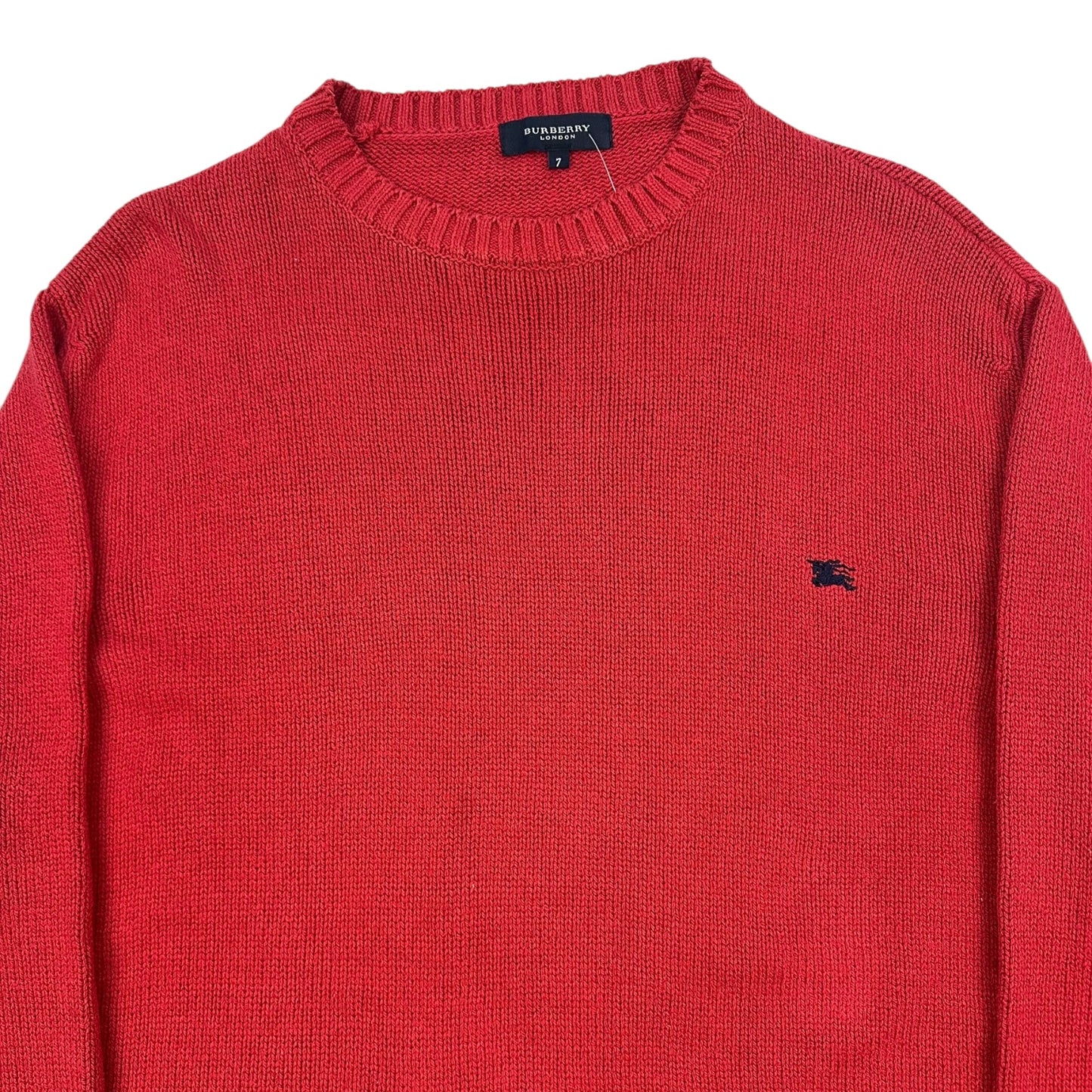 Vintage Burberry Pullovet rot 7/XL