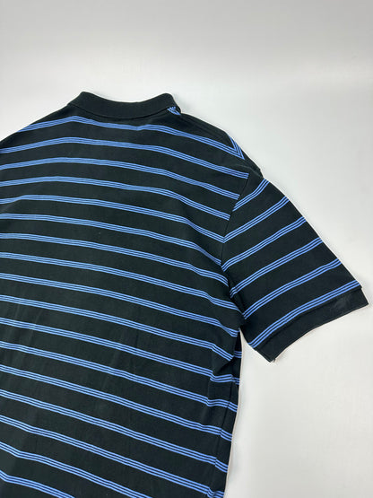 Vintage Polo Ralph Lauren Polohemd blau/schwarz XL