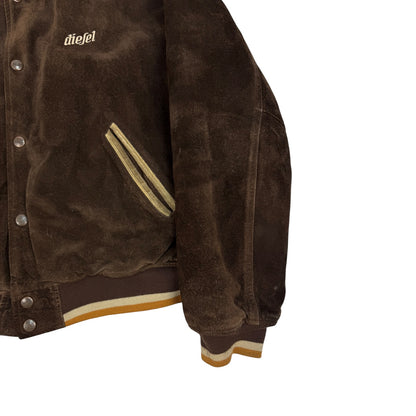 Vintage Diesel Lederjacke braun Gr. L 90s