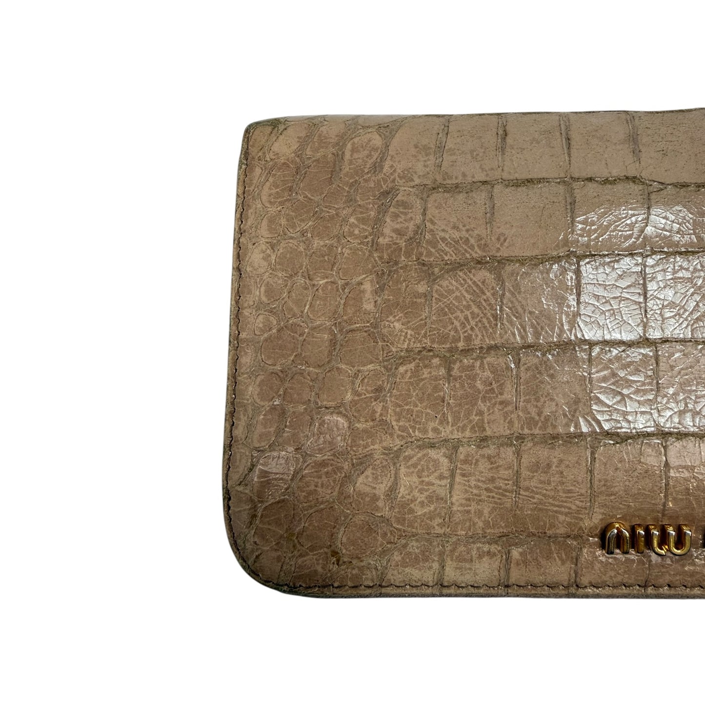 Vintage Miu Miu Portemonnaie rosa / Gold