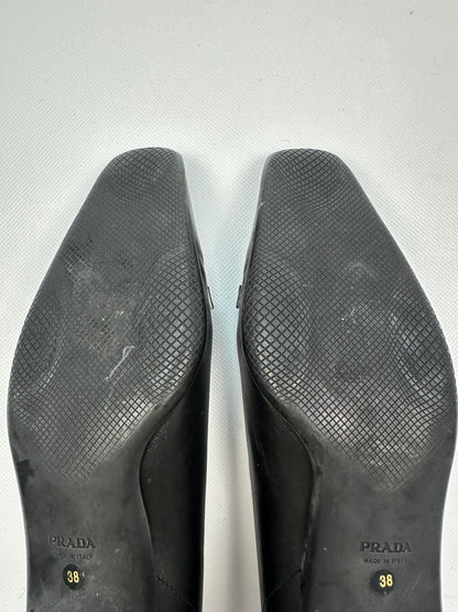Vintage Prada Pumps schwarz Gr. 38C
