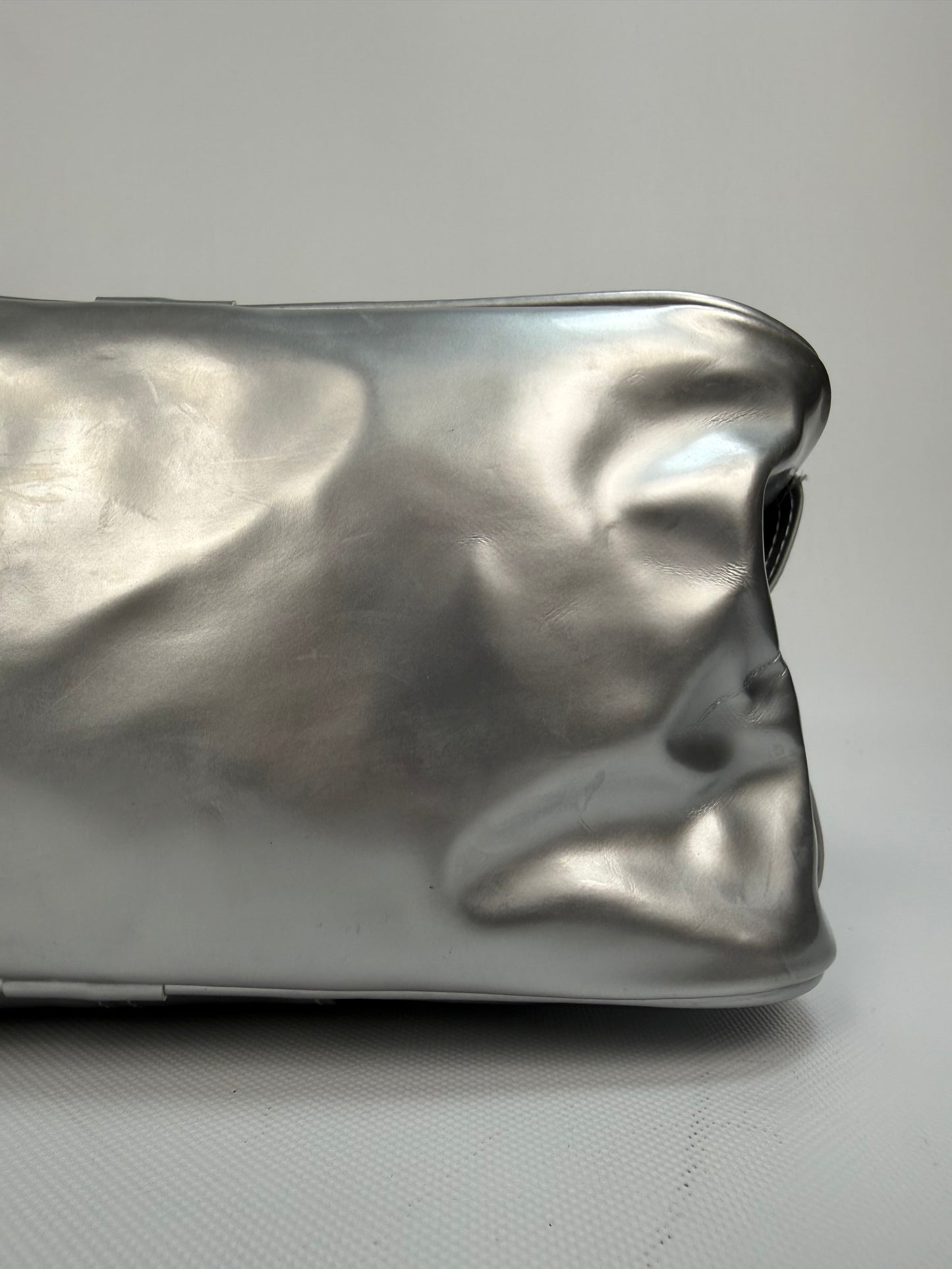 Vintage Nike Handtasche Silber 90s