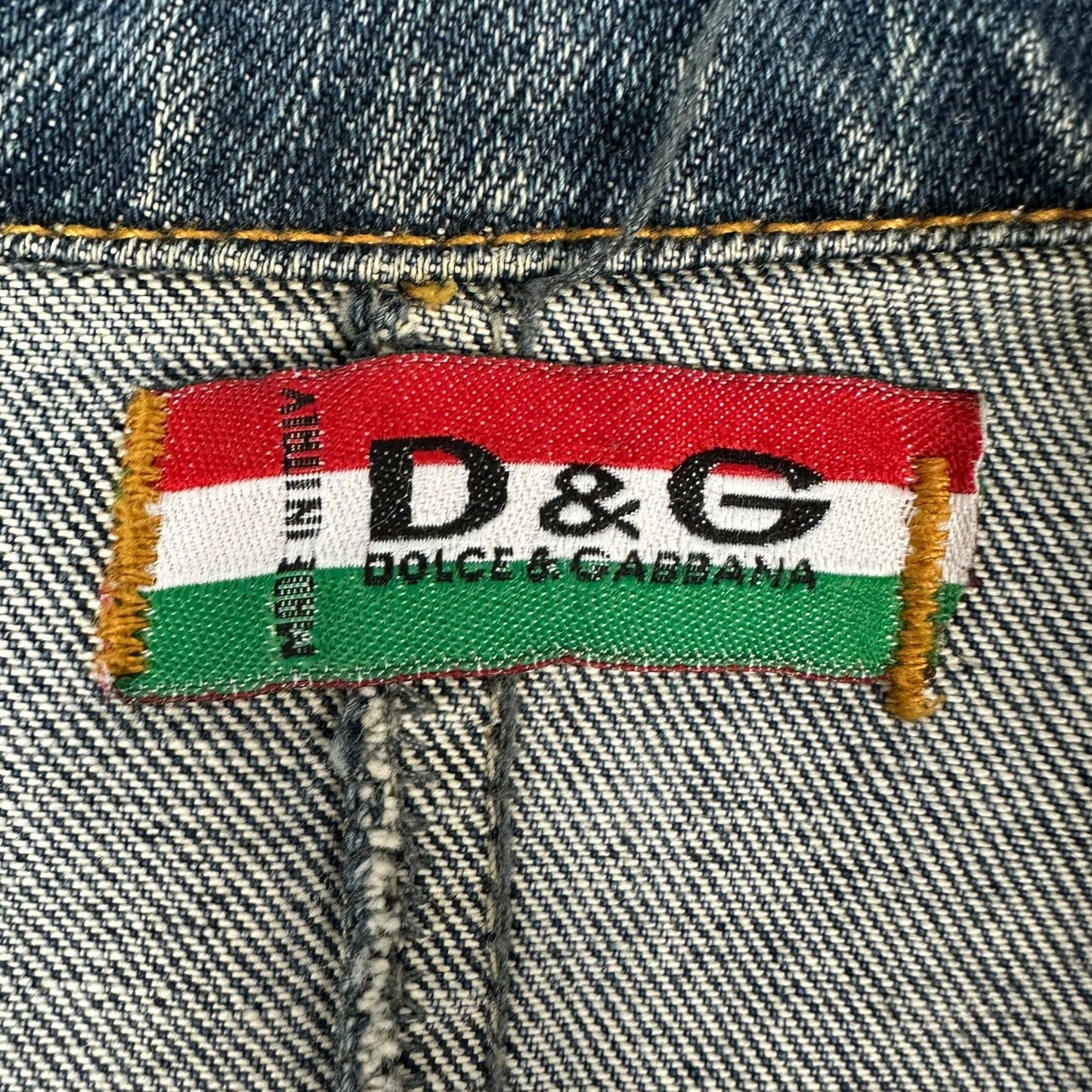 Vintage Dolce & Gabbana Jeansjacke hellblau M