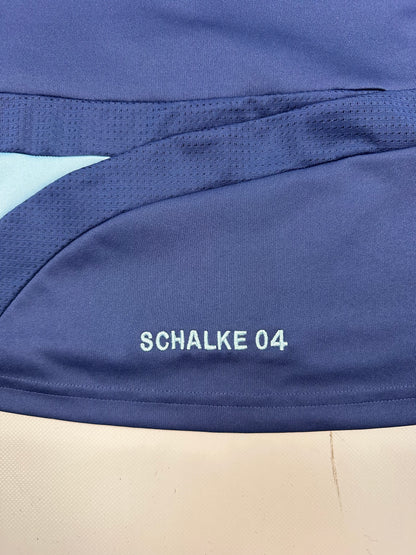 Vintage Adidas Schalke Fußballtrikot blau L