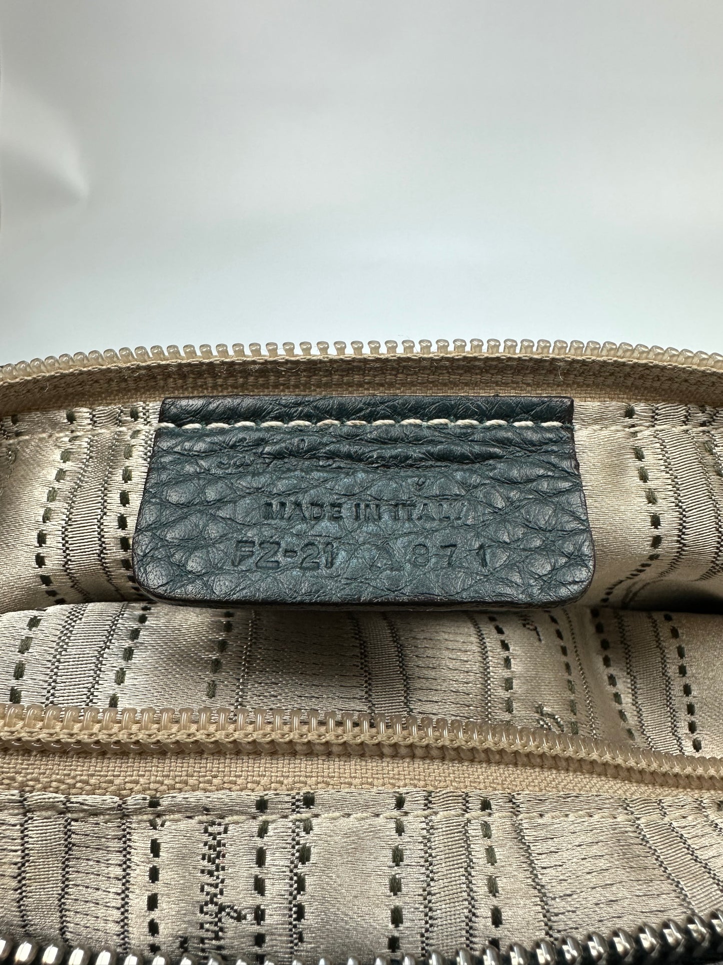 Salvatore Ferragamo Sofia Handtasche petrol