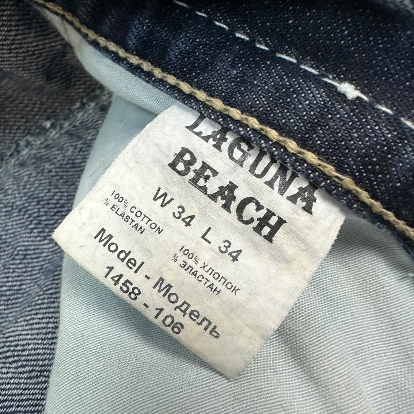 Vintage Laguna Beach Jeanshose blau 34
