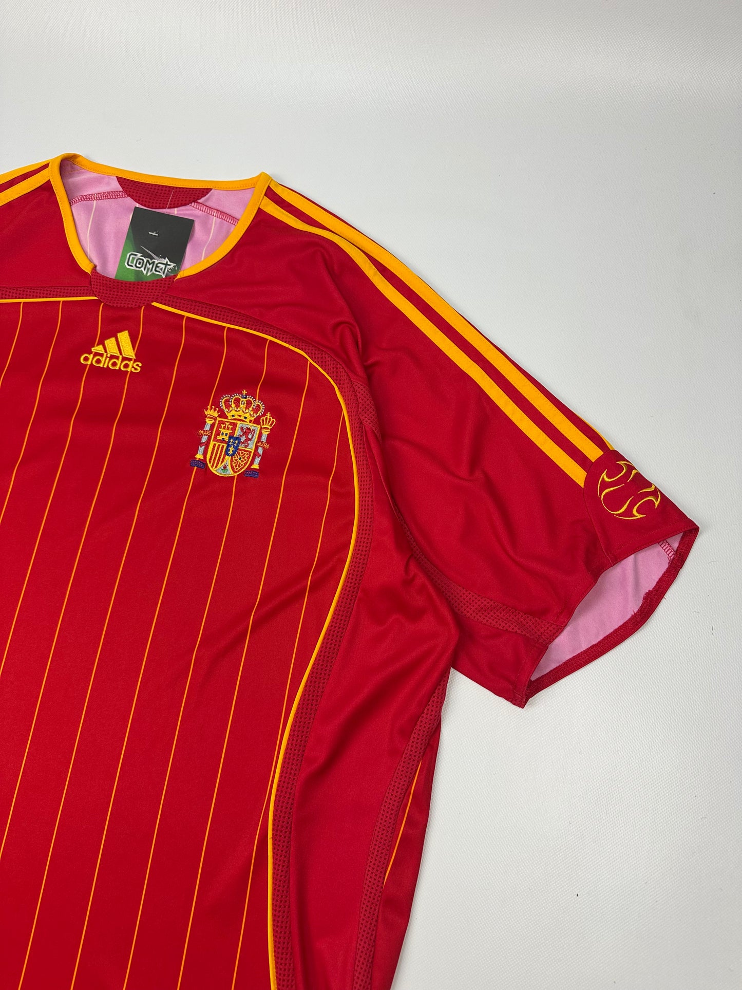 Vintage Adidas Spanien Fußballtrikot rot XL