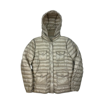 Vintage Moncler Jacke creme Damen XL (5)