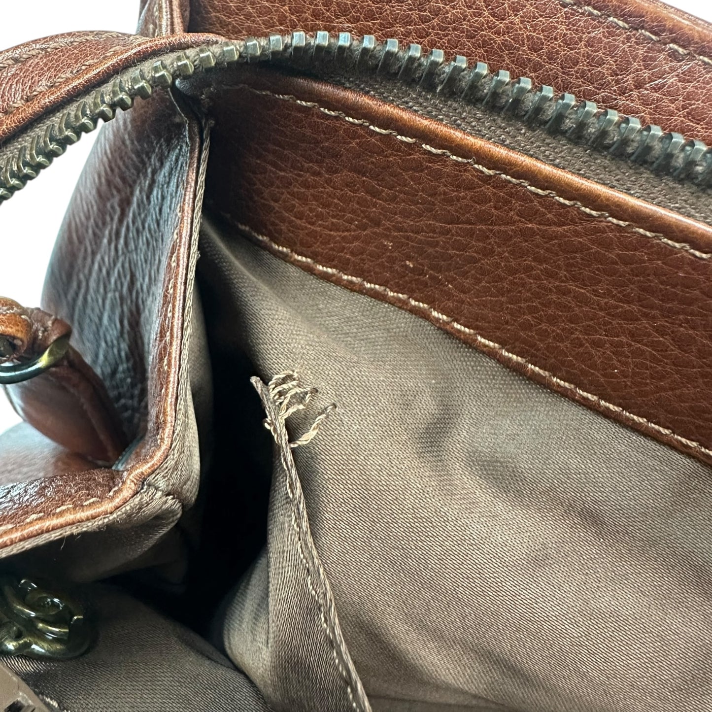Vintage Chanel Handtasche braun / gold
