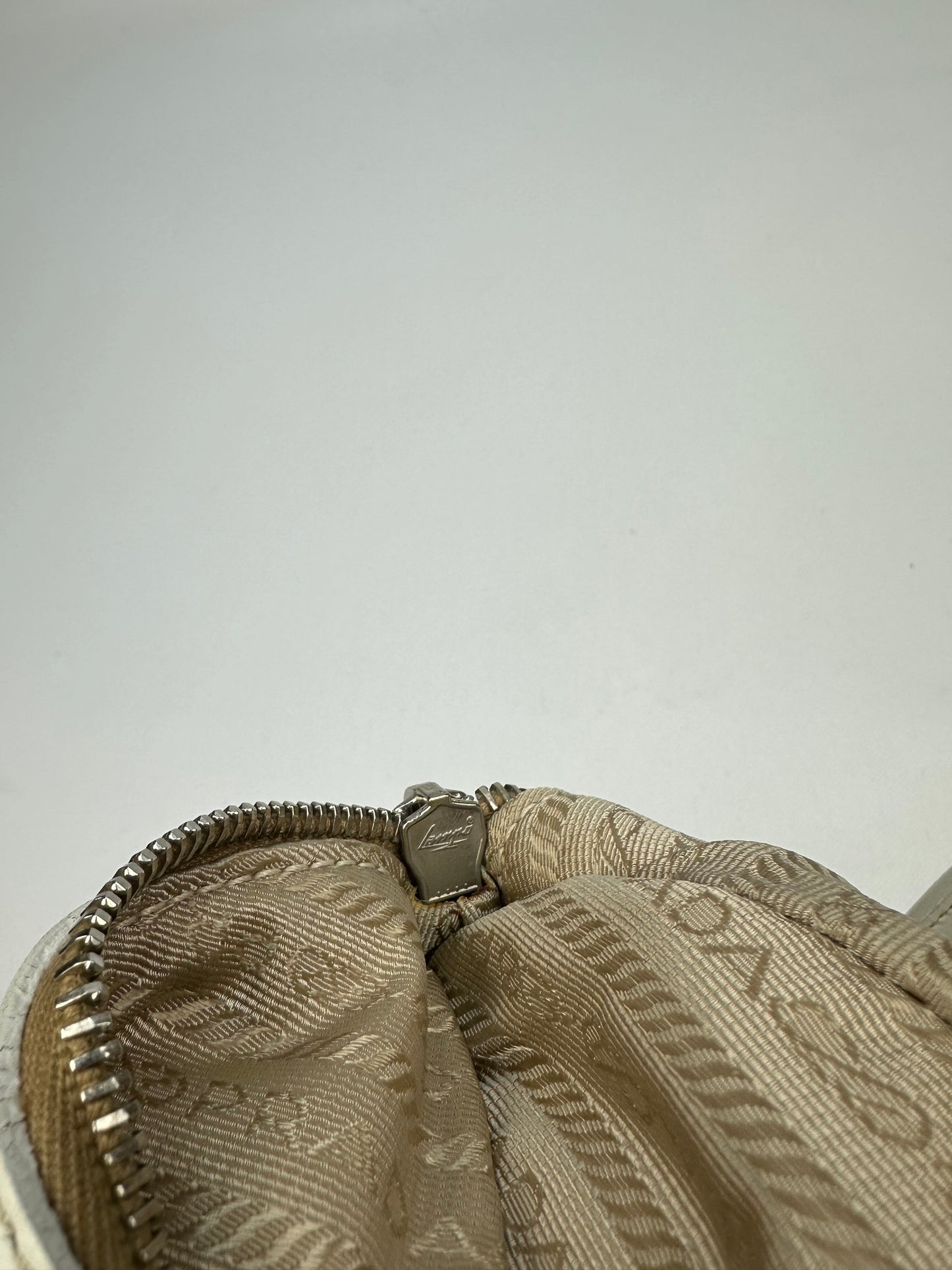 Prada Jacquard Handtasche beige/braun