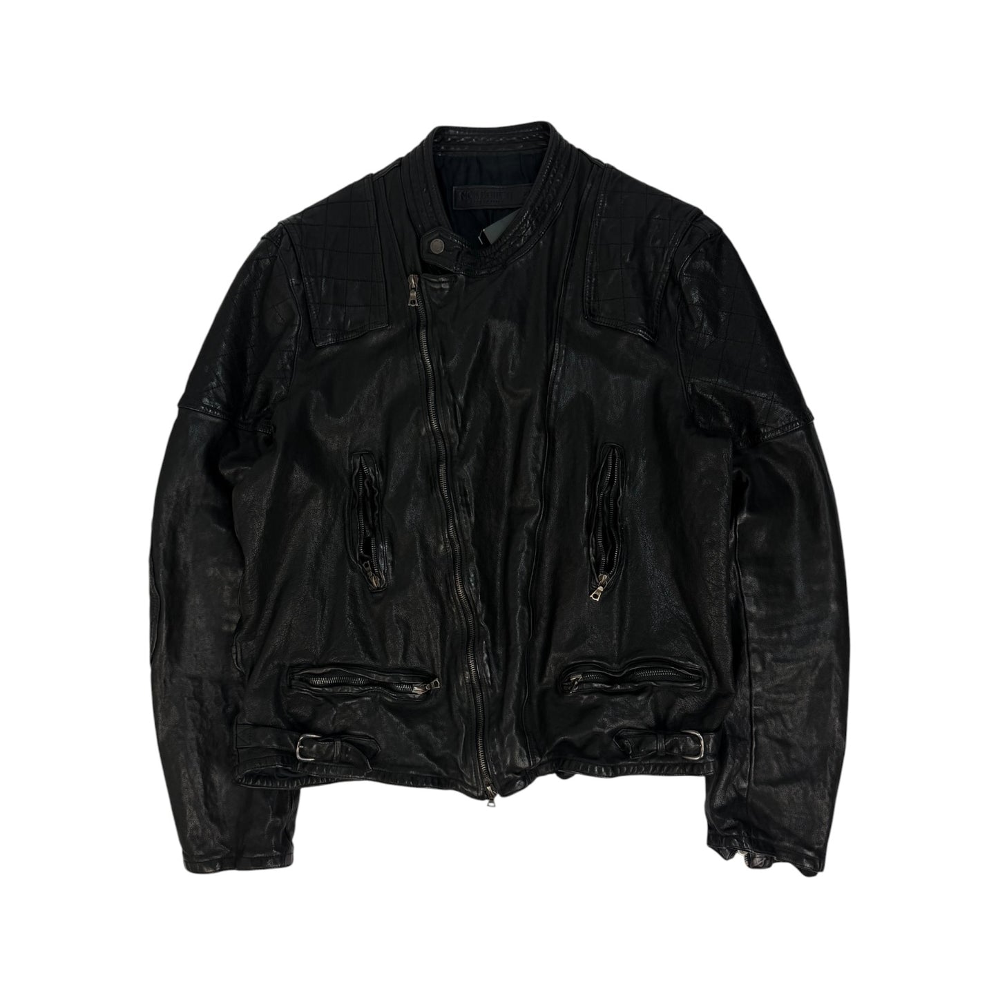 Vintage Neil Barrett Lederjacke schwarz Gr. XL