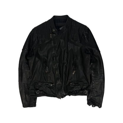 Vintage Neil Barrett Lederjacke schwarz Gr. XL