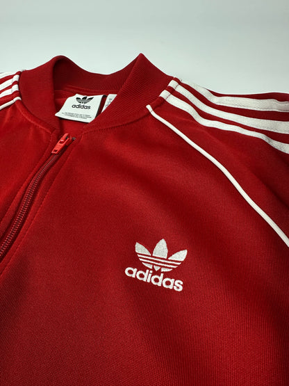Adidas trackjacket rot L