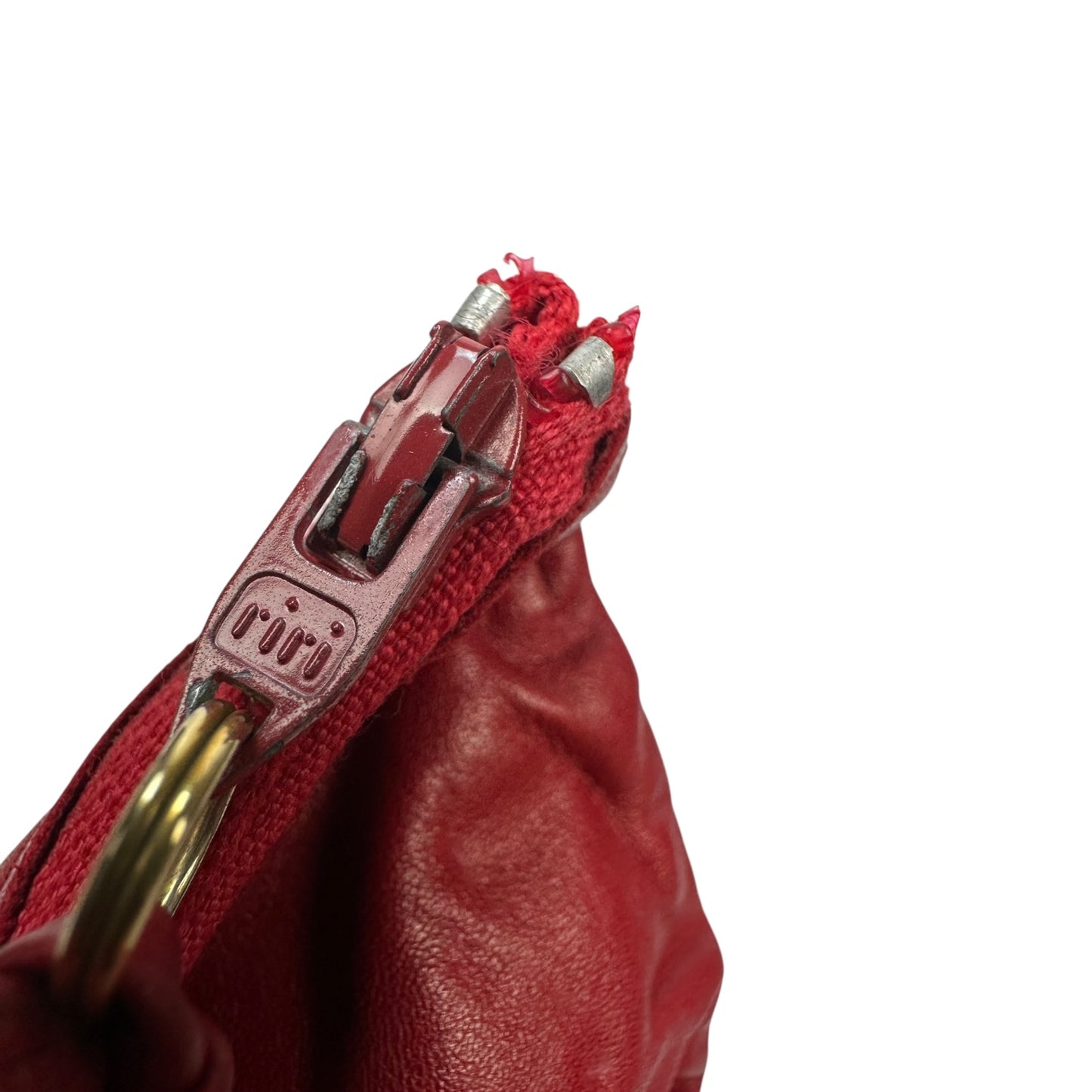 Vintage Chanel Handtasche rot / gold