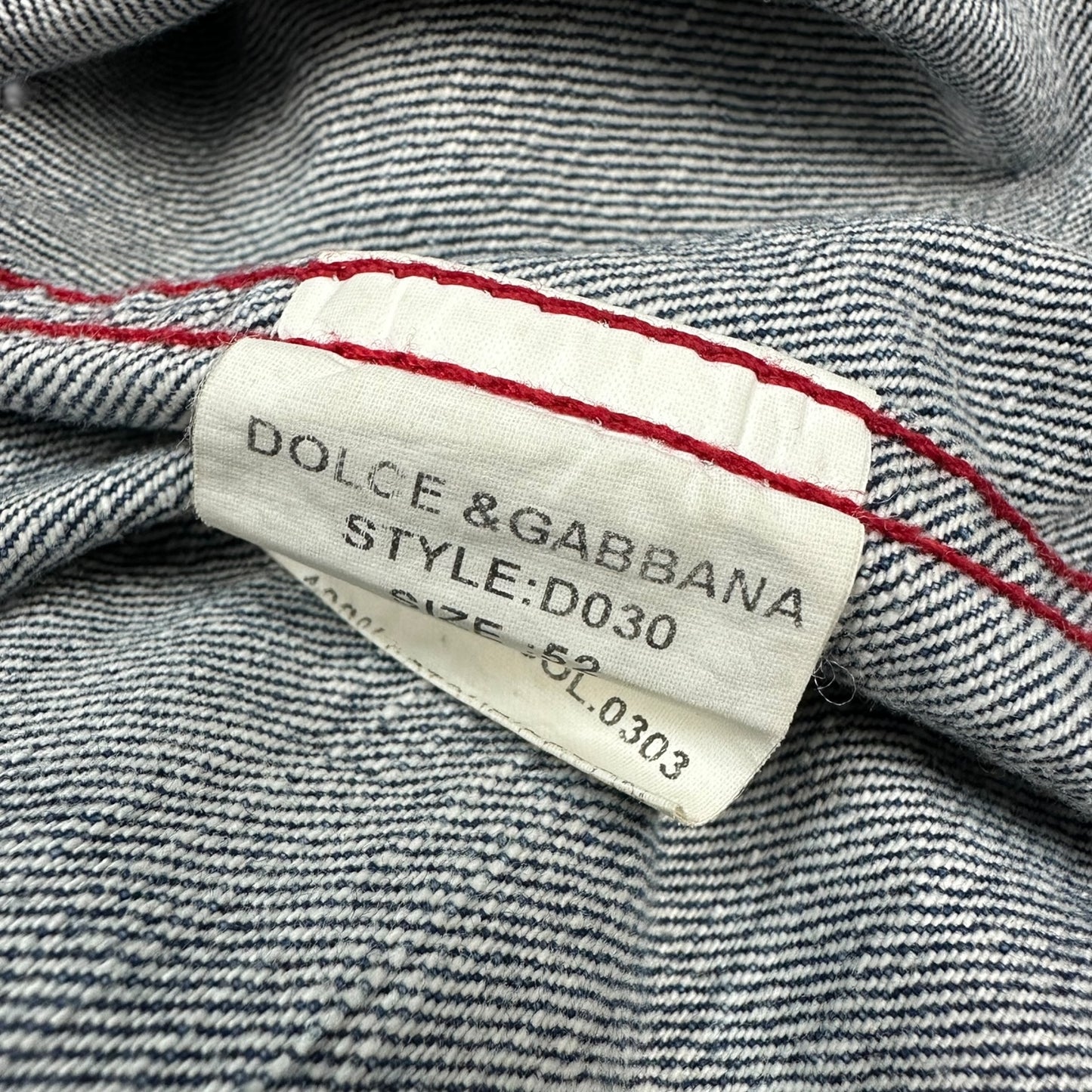 Vintage Dolce & Gabbana Jeans Jacke blau