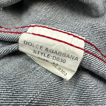 Vintage Dolce & Gabbana Jeans Jacke blau