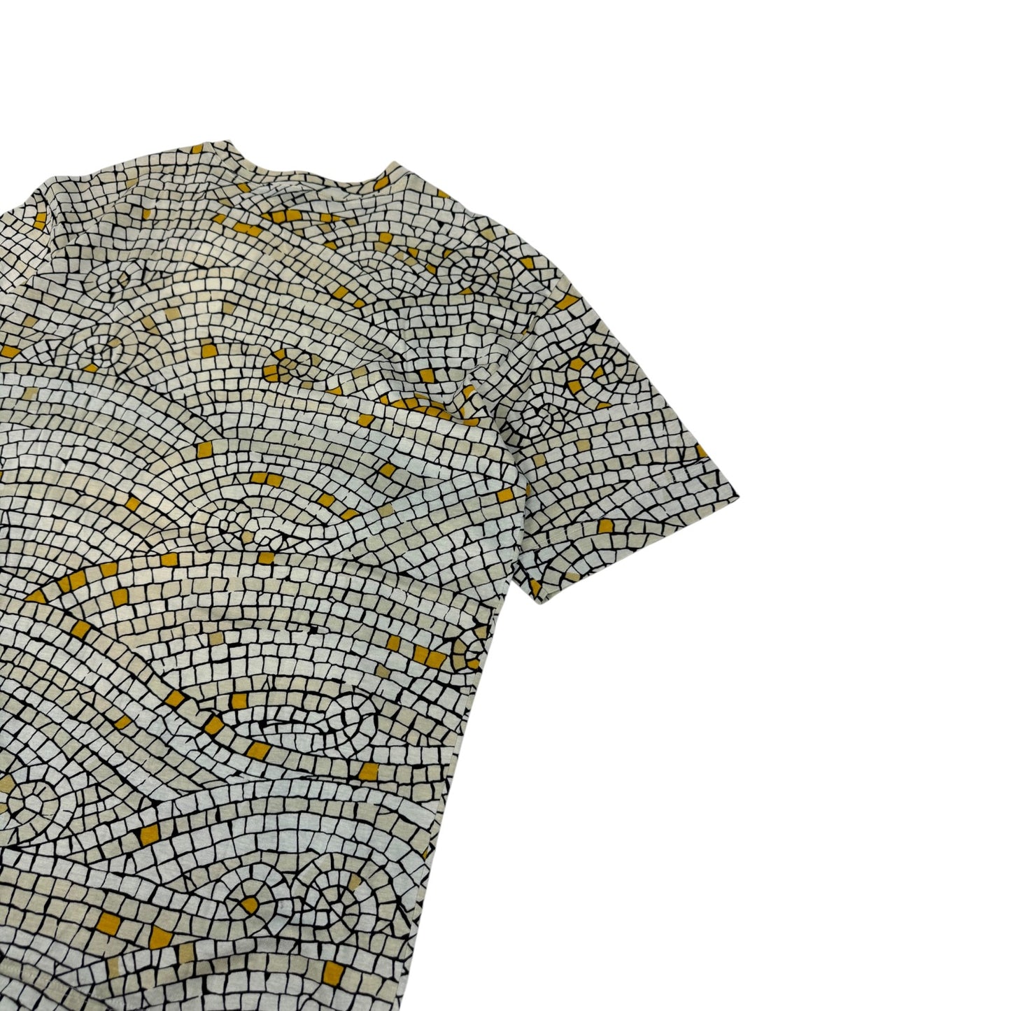 Vintage Hermes Mosaik T-Shirt weiß Gr. S